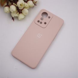 Originele OnePlus Nord 2t Case Luxe Luxe Liquid Silicone Soft Phone Shell voor één plus Nord 2t 1+ Nord2T TPU Shockproof Bumper Cover