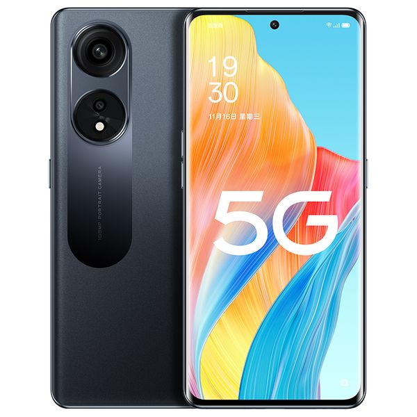 Téléphone portable d'origine Oppo A1 Pro 5G intelligent 8 Go 12 Go RAM 128 Go 256 Go ROM Snapdragon 695 108.0MP NFC Android 6,7 pouces 120 Hz OLED écran incurvé empreinte digitale ID visage téléphone portable