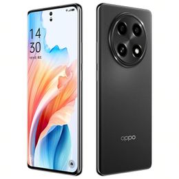 Téléphone portable d'origine Oppo A2 Pro 5G intelligent 12 Go de RAM 512 Go de ROM MTK Dimensity 7050 64.0MP OTG Android 6.7 "120 Hz OLED Écran incurvé complet ID d'empreinte digitale Téléphone portable étanche