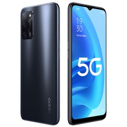 Téléphone portable d'origine Oppo A55 5G 6 Go de RAM 128 Go de ROM MTK 700 Octa Core Android 6,5 "plein écran 13MP OTG AI 5000mAh Face ID téléphone portable intelligent