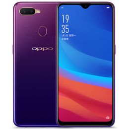 Original OPPO A7x 4G LTE Teléfono celular 4GB RAM 128GB ROM MT6771V Octa Core Android 6.3 "Pantalla completa 16MP AI OTG 3500mAh Identificación de huellas dactilares Cara Teléfono móvil inteligente