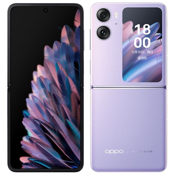 Téléphone portable d'origine Oppo Find N2 pliable 5G intelligent 8 Go de RAM 256 Go de ROM Dimensity 9000 Plus 50.0MP NFC Android 6.8 