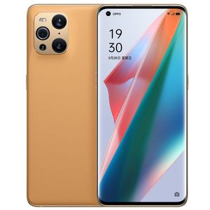 Téléphone portable d'origine Oppo Find X3 Pro 5G 8 Go 12 Go de RAM 256 Go de ROM Snapdragon 888 50,0MP 4500mAh Android 6,7 pouces Plein écran ID d'empreintes digitales Visage IP68 Smart Cell Phone