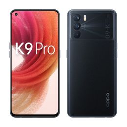 Original Oppo K9 Pro 5G Teléfono móvil 12GB RAM 256GB ROM MTK Dimensidad 1200 Octa Core 64.0MP AI 4500mAh Android 6.43 "AMOLED Pantalla completa Identificación de huellas dactilares Cara Teléfono móvil inteligente