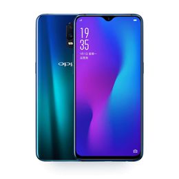 Téléphone portable d'origine OPPO R17 4G LTE 8 Go de RAM 128 Go de ROM Snapdragon 670 Octa Core 25MP AI OTG 3500mAh Android 6.4 "AMOLED plein écran empreinte digitale visage téléphone portable intelligent