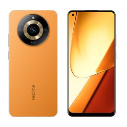 Original Oppo Realme 11 5G Mobiltelefon Smart 12 GB RAM 256 GB ROM MTK Dimensity 6020 64 MP 5000 mAh OTA Android 6,43 Zoll Super AMOLED Vollbild-Fingerabdruck-ID-Gesichtshandy