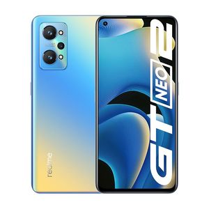 Téléphone portable d'origine Oppo Realme GT NEO 2 5G 12 Go de RAM 256 Go de ROM Snapdragon 870 64,0 MP AI NFC 5000 mAh Android 6,62