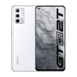 Originele Oppo Realme GT NEO 2T 5G MOBIELE TELEFOON 8GB RAM 128GB 256 GB ROM OCTA CORE MTK DIMENSITEIT 1200-AI 64.0MP Android 6.43 "Volledig scherm Vingerafdruk ID Face Smart Mobiele Telefoon