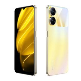 Téléphone portable d'origine Oppo Realme V30 5G intelligent 6 Go 8 Go RAM 128 Go ROM Octa Core MTK Dimensity 700 Android 6,5" LCD Plein écran 13,0 MP 5000 mAh Face ID Téléphone portable avec empreinte digitale