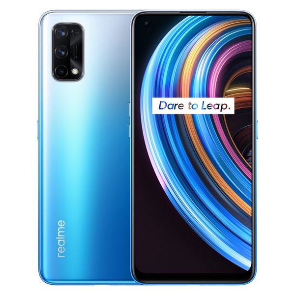 Téléphone portable d'origine Oppo Realme X7 5G Smart 6 Go de RAM 128 Go de ROM MTK Dimensity 800U Octa Core Android 6.4 