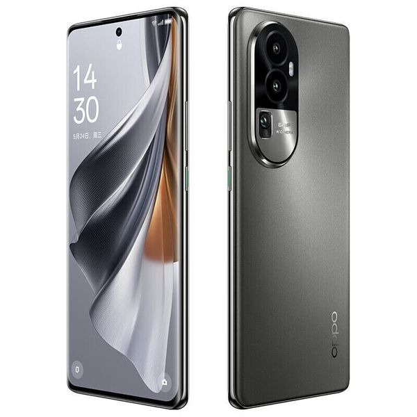 Téléphone d'origine OPPO Reno 10 5G 8GB-256GB caméra 64 + 32 + 8MP 6.7 pouces smartphone android double Sim OLED