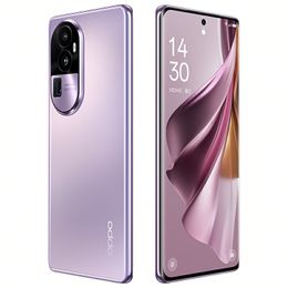 Téléphone portable d'origine Oppo Reno 10 Pro + 5G intelligent 16 Go de RAM 256 Go 512 Go de ROM Snapdragon 8+ Gen1 50.0MP NFC Android 6.74 "120Hz AMOLED plein écran ID d'empreintes digitales visage téléphone portable