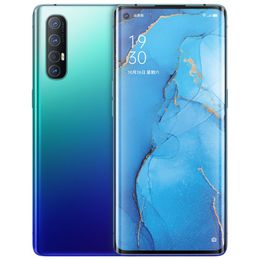 Originele Oppo Reno 3 Pro 5G Mobiele telefoon 8GB RAM 128GB ROM Octa Core Snapdragon 765G Octa Core 48MP NFC Android 6.5 "AMOLED Fingerprint ID Full -scherm Face Smart Celled Full -scherm