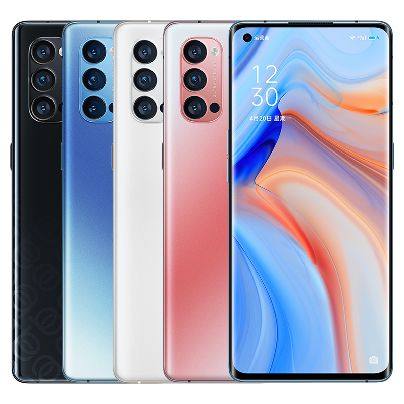 Oryginalny OPPO RENO 4 PRO 5G Telefon komórkowy 8 GB RAM 128GB ROM Snapdragon 765g OCTA Core 6.5 