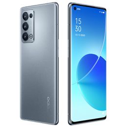 Téléphone portable d'origine OPPO Reno 6 Pro + Plus 5G 8 Go de RAM 128 Go de ROM Snapdragon 870 50.0MP NFC 4500mAh Android 6.55 "AMOLED plein écran ID d'empreintes digitales visage téléphone portable intelligent