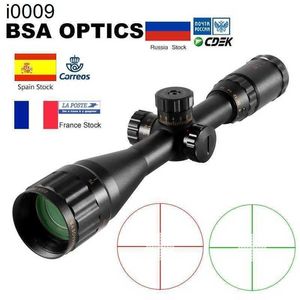 Originele optiek BSA 4-16x44 ST Tactisch geweer Scope Optic zicht groen rood verlicht Riflescope jachtcopen sluipschutter Airsoft Air Guns