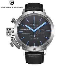 Origineel Pagani Design Sports Watches Men Multifunction Dive Unique Innovative Chronograph Quartz-Watch Men Relogio Masculino314O