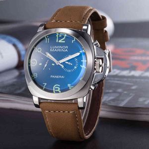 Paneras – montre originale pour hommes, cadran numérique, mouvement mécanique, bracelet en cuir, Business, 50ho 7qpk