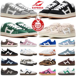 Gratis verzending Casual schoenen voor mannen Women Gray Gum Og schoen Spezial Sneakers Zwart Wit Bright Blue Clear Pink Dark Green Mens Trainer