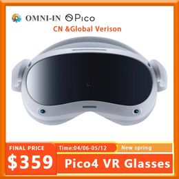 Lunettes VR globales Pico 4 d'origine tout-en-un réalité virtuelle 3D 4K affichage Pico4 VR casque vapeur VR métaverse jeux XR2 puce-2