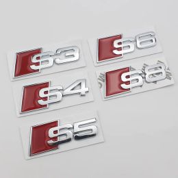 Originele plastic sticker voor Audi Sline S3 S4 S5 S6 S7 S8 Logo A3 A4 A5 A6 A7 A8 Emblem Badge Decal