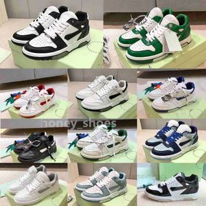 Plataforma original fora do escritório OOO Low Top Loafer Sneakers Off Tops Couro Balck Cinza Rosa Branco Verde Laser Laranja Homens Mulheres Designer para caminhar H18