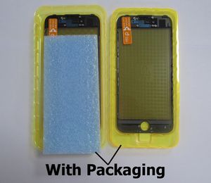 Pièces de préinstallation d'origine verre avant avec film frameocapolarizer pour iphone 7g lcd pièces de rechange