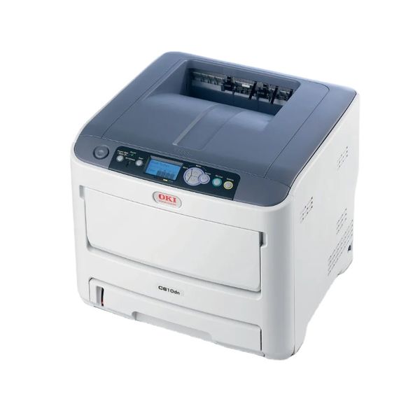 Impresora Original para OKI C610 C610dn, tarjeta de visita impresa, impresora láser a Color de papel grueso