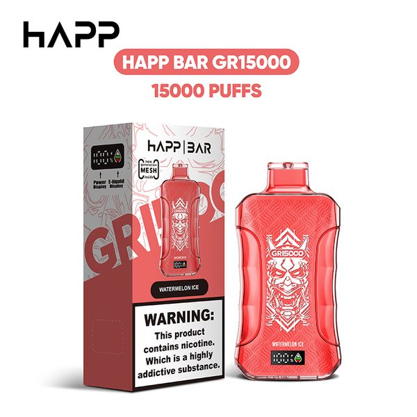 Original Puff 15K Max vapor 15000 Puffs Vape jetable E Cigarette avec batterie rechargeable 650mAh 2% 5% chariots préremplis vapers