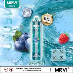 Puff Shisha Vape jetable Mrvi Shisha 15K DesEchable Battre de batterie rechargeable Bobine DTL 7K Puff 12k Vaper E Cigarette Puff 15000