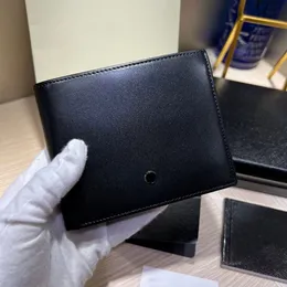 Marcas de billetera para hombres de calidad original diseñador Diseñador de cuero genuino USD USD Plazo de empaquetado Caja de crédito Tarjeta de crédito Pocket 8 Posición de la tarjeta Regalo Regalo