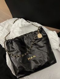 Originele kwaliteit tote trash boodschappentas luxe dames designer portemonnees kanaalketen reishandtassen bakken lederen crossbody tassen groot medium klein