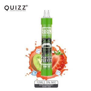 Original QUIZZ QD30 Plus 4000 PUFFS Vape jetable E cigarette Batterie 3 mois Garantie RGB glow vapes stylo kit de démarrage Authentique en gros