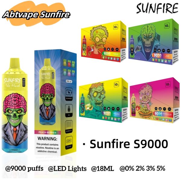 Original R Sunfire M 12K Puff 10000 Tornado 9000 Puff Despuestos e Cigarrillos con código verificado Puff 9K 0% 2% 3% 5% Batería recargable 18 ml Dispositivo Carts prefellado Pod 12K