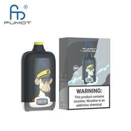 Boîte numérique originale RandM 12000 bouffées vape 40 saveurs disponibles avec batterie et indicateur d'huile bobine de maille de vape 12k