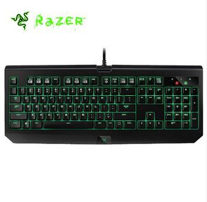 Teclado para juegos con cable Original Razer Blackwidow Ultimate 2022, interruptores verdes programables retroiluminados, teclado mecánico con diseño de EE. UU.