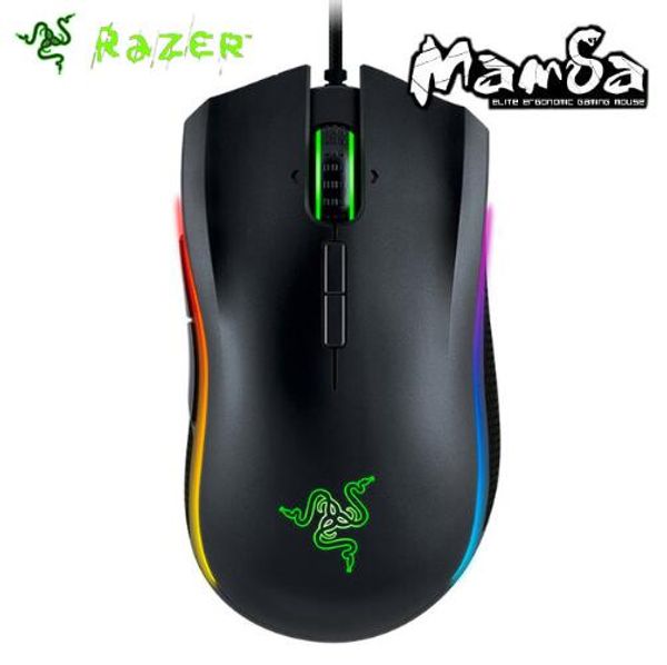 Ratones Original Razer Mamba Tournament Edition Ratón para juegos con cable 16000 Dpi 5G Sensor láser Chroma Light Ergonómico