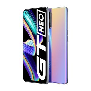 Téléphone portable d'origine Realme GT Neo 5G 8 Go de RAM 128 Go de ROM MTK Deminsty 1200 64MP 4500mAh Android 6,43 pouces AMOLED plein écran empreinte digitale ID visage NFC téléphone portable intelligent