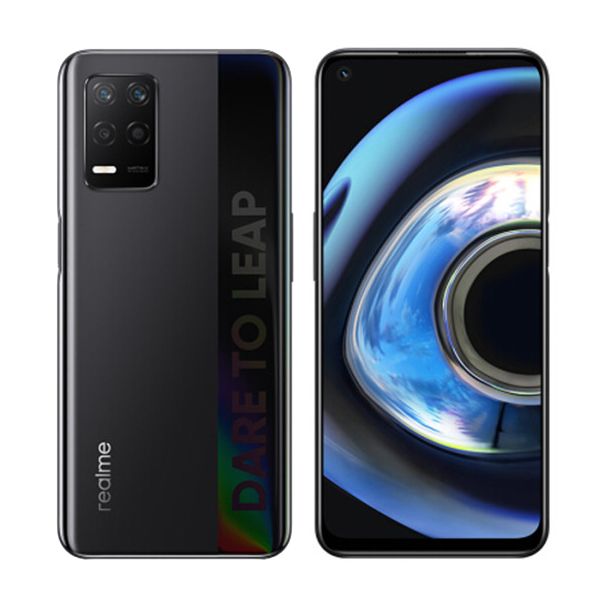 Téléphone portable d'origine Realme Q3 5G 8 Go de RAM 128 Go de ROM Snapdragon 750G Octa Core Android 6,5 pouces 48,0MP AI 5000mAh Face ID Fingerprint Smart Cellphone