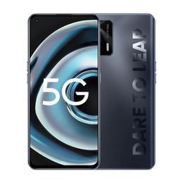 Originele Realme Q3 Pro 5G Mobiele telefoon 6 GB RAM 128 GB ROM MTK Dimensity 1100 64MP AI Android 6.43 "Amoled Full Screen FingerPrint ID Face 4500mAh Smart mobiele telefoon