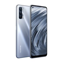 Originele Realme V15 5G Mobiele Telefoon 6 GB RAM 128 GB ROM MTK 800U OCTA CORE 64MP OTG 4310MAH Android 6.4 "Amoled Full Screen FingerPrint ID Face Smart Mobiele Telefoon