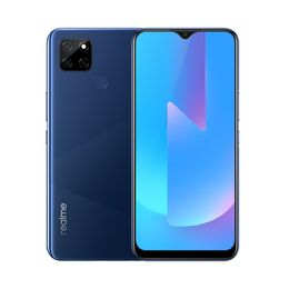 Téléphone portable d'origine Realme V3 5G 6 Go de RAM 64 Go 128 Go ROM MTK 720 Octa Core Android 6,5 "plein écran 13MP 5000mAh Face ID empreinte digitale téléphone portable intelligent