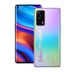 REALME ORIGINAL X7 Pro Ultra 5G Mobile Phone 8 Go RAM 128 Go Rom Mtk 1000 plus 64.0MP 4500mAh Android 6,55 pouces AMOLED Full écran ID Face NFC Smart Cell Phone