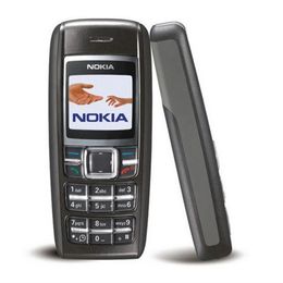 Originele gerenoveerde mobiele telefoons Nokia 1600 Dual Sim GSM 2G voor Chridlen Old People Gift Mobilephone