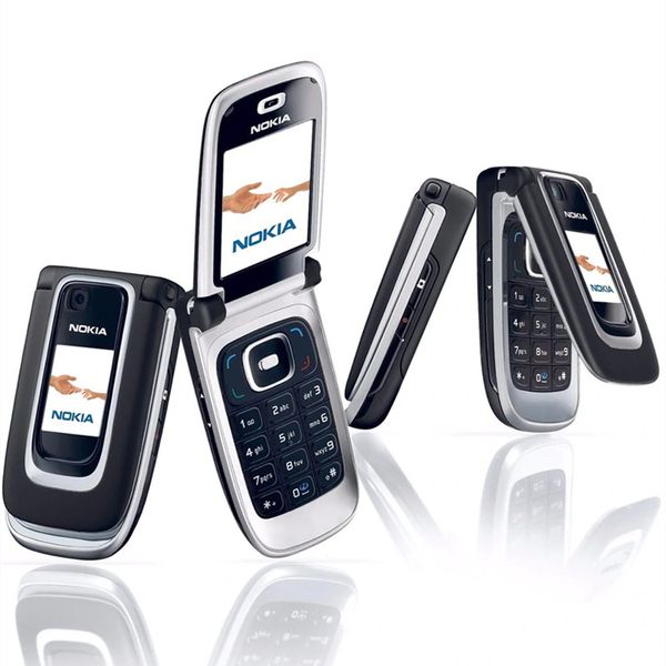 Téléphones portables d'origine remis à neuf NOKIA 6131 2G GSM Dual SIM Flip Phone