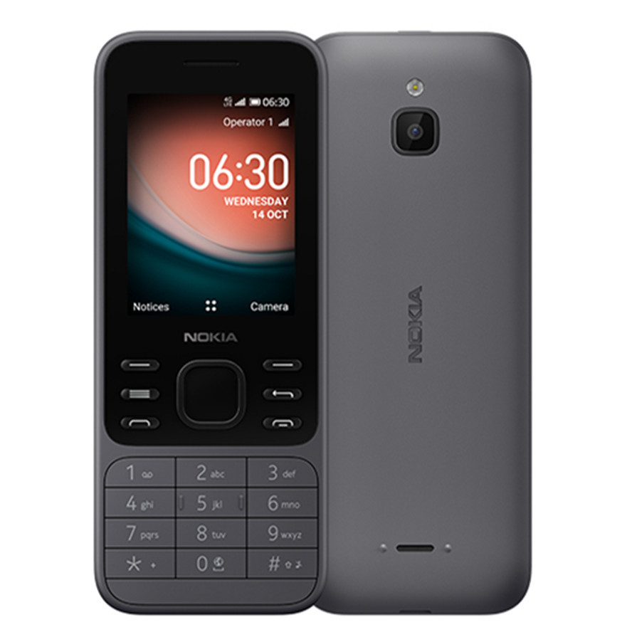 オリジナルの改装された携帯電話nokia 6300シルダー2G GSM 2.4インチスクリーン5.0mpカメラスマートフォン