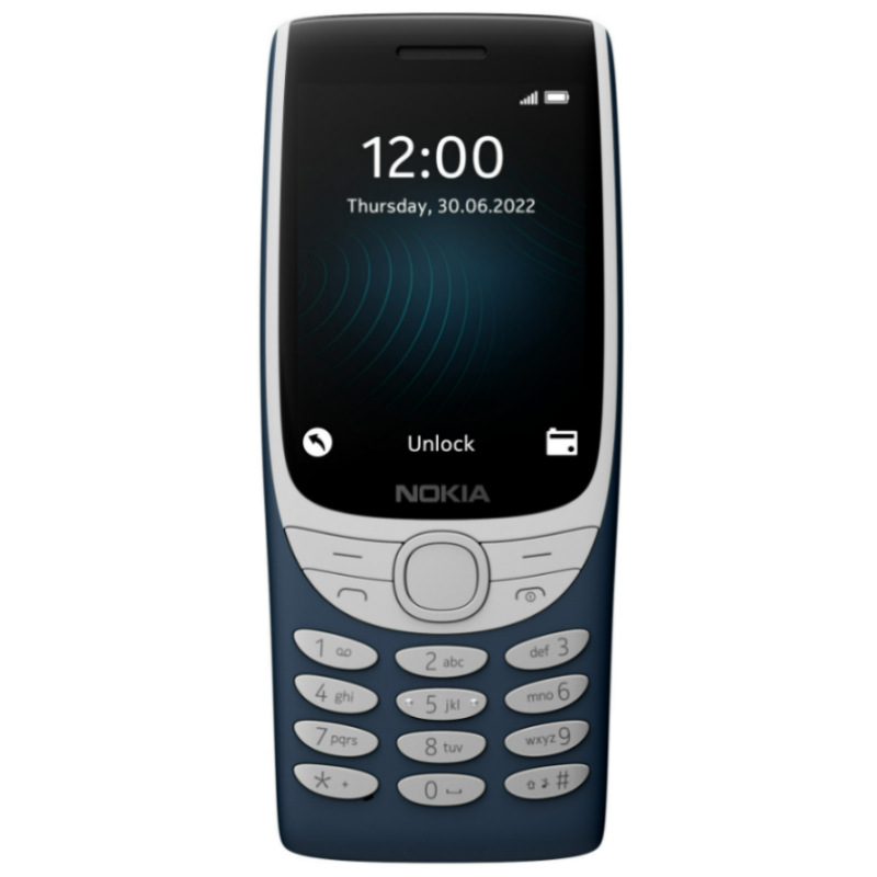 Originele gerenoveerde mobiele telefoons NOKIA 8210 2G GSM 5.0MP Camera Smart Phone Nostalgisch geschenk