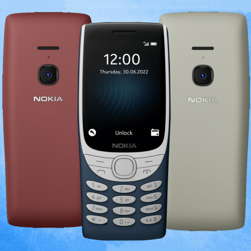 Cellulari ricondizionati originali NOKIA 8210 2G GSM 5.0MP Fotocamera Smartphone Regalo nostalgico