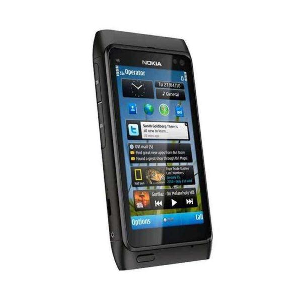 Téléphones portables d'origine remis à neuf Nokia N8 3G Système Symbian Wifi Écran 3,5 pouces Double caméra Port USB Casque