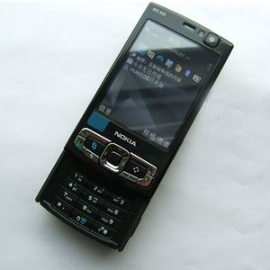 Originele gerenoveerde mobiele telefoons Nokia N95 8G Geheugenschuiftelefoon Wifi Muziek Meertalig met doos
